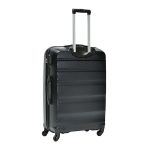 Horizontal fekete L feladható 20-23kg bőrönd