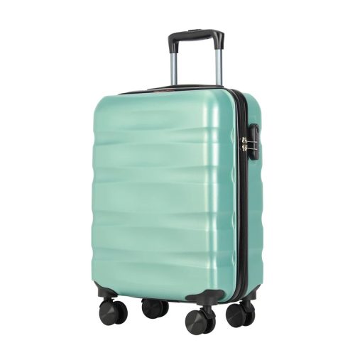 Bontour Wave S púderzöld Ryanair 55x40x20 bőrönd, kabinbőrönd