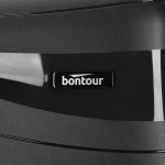 Bontour Flow Fekete M feladott 20kg bőrönd