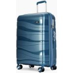 Bontour Flow Kék M feladott 20kg bőrönd