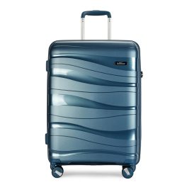Bontour Flow Kék L feladható 20-23kg bőrönd