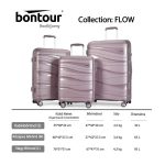 Bontour Flow Levendula L feladható 20-23kg bőrönd