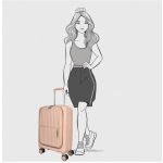 Tokyo púder S Ryanair 55x40x20 bőrönd, kabinbőrönd 15” laptop rekesszel