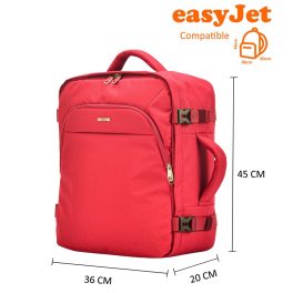   BontourAir  EasyJet méretű 45x36x20cm piros utazó hátizsák