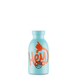 24BOTTLES Clima 330ml rozsdamentes acél termosz, Hey! Blue