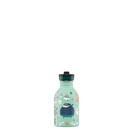   24BOTTLES Kids Urban 250ml rozsdamentes acél kulacs szívószálas kupakkal, Spooky Friends