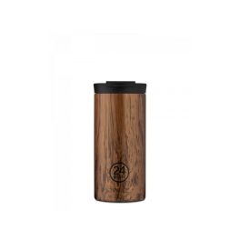   24BOTTLES Travel Tumbler 600ml rozsdamentes acél bögre, SEQUOIA WOOD