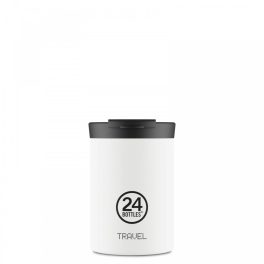   24BOTTLES Travel Tumbler 350ml rozsdamentes acél bögre, ice white