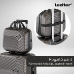 TraveLux Pro kézi bőrönd keményfedeles 28x36x16 cm rosegold