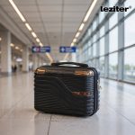 TraveLux Urban kisméretű kézi bőrönd keményfedeles 28x36x16 cm fekete