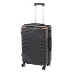 TraveLux Urban közepes bőrönd keményfedeles 68x45x25 cm fekete