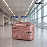 TraveLux Urban kisméretű kézi bőrönd keményfedeles 28x36x16 cm lazacrózsaszín