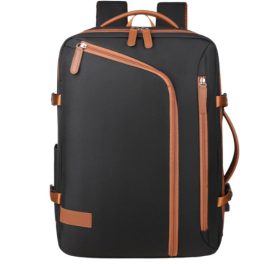   Airgo fekete 40x30x20 Wizzair Ryanair bővíthető laptoptartós kabintáska