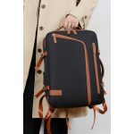 Airgo fekete 40x30x20 Wizzair Ryanair bővíthető laptoptartós kabintáska
