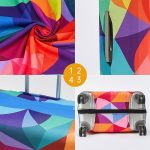 Geometriai L bőröndhuzat