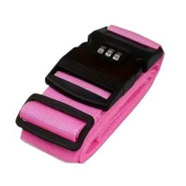 Pink számzáras biztonsági bőröndpánt