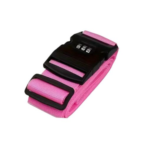 Pink számzáras biztonsági bőröndpánt