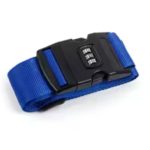 Kék számzáras biztonsági bőröndpánt