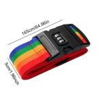 Kék számzáras biztonsági bőröndpánt