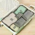 Bőröndrendező szürke 6 darabos rendszerező