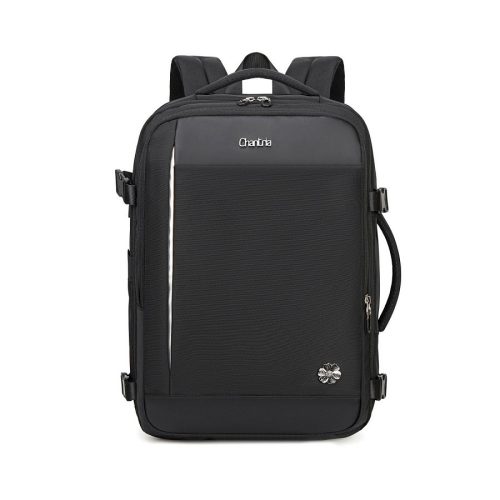 Chantria black bővíthető laptoptartós utazótáska, Utazó hátizsák