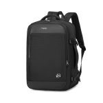 Chantria black bővíthető laptoptartós utazótáska, Utazó hátizsák