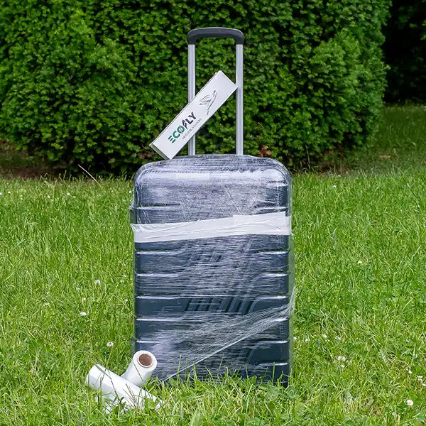 EcoFly bőrönd biztonsági fólia