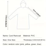 Esővédő eldobható poncsó