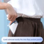 Esővédő eldobható poncsó