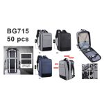 Falcon világos szürke Wizzair 40x30x20 Ryanair 40x30x20 laptoptartós hátizsák