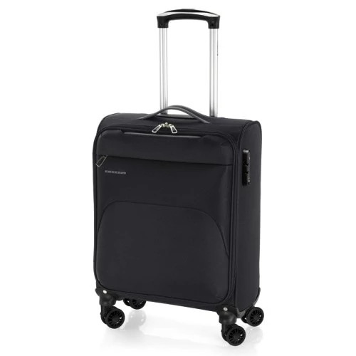 Gabol Zambia fekete S Ryanair 55x40x20  bőrönd, kabinbőrönd