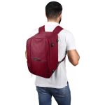 Week Eco bordó 40x25x20 átalakítható kabintáska, kabinhátizsák