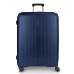 Brooklyn sötétkék L feladható 20-23kg bőrönd