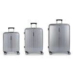 Brooklyn szürke L feladható 20-23kg bőrönd