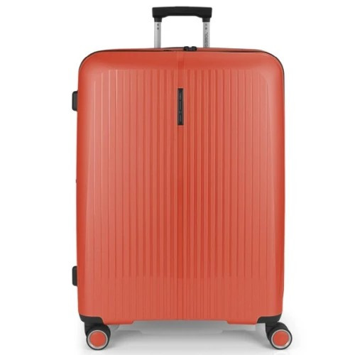 Gabol Brooklyn korall bővíthető törhetetlen 20 kg-os feladós gurulós bőrönd 