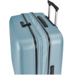 Brooklyn kék L feladható 20-23kg bőrönd