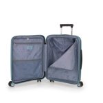 Brooklyn kék L feladható 20-23kg bőrönd