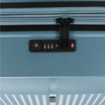 Brooklyn kék L feladható 20-23kg bőrönd