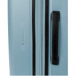 Brooklyn kék L feladható 20-23kg bőrönd