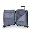 Brooklyn S lila Ryanair 55x40x20 bővíthető bőrönd, kabinbőrönd