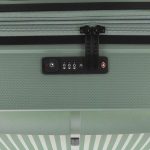 Brooklyn zöld bővíthető bőrönd szett