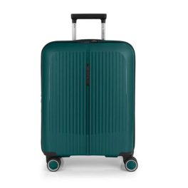   Brooklyn S sötétzöld Ryanair 55x40x20 bővíthető bőrönd, kabinbőrönd