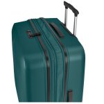 Brooklyn S sötétzöld Ryanair 55x40x20 bővíthető bőrönd, kabinbőrönd