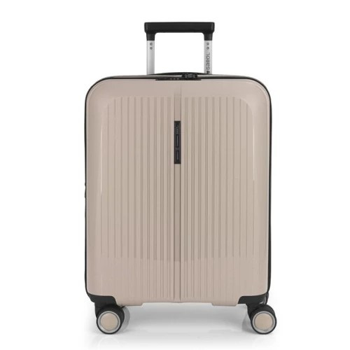 Gabol Brooklyn 55X40x20 bézs Wizzair Ryanair bővíthető kabinbőrönd 