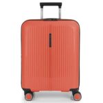 Brooklyn korall S Ryanair 55x40x20 bővíthető bőrönd, kabinbőrönd