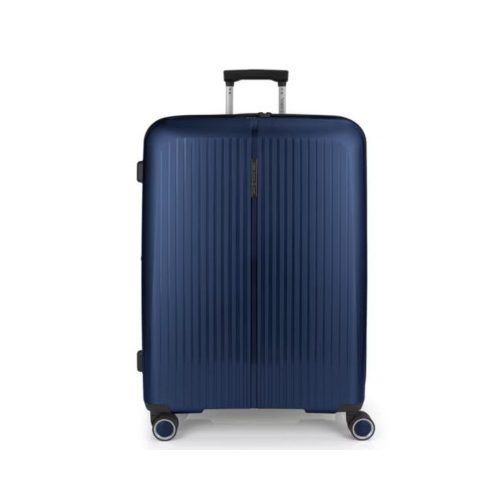 Gabol Brooklyn 55X40x20 sötétkék Wizzair Ryanair bővíthető kabinbőrönd 