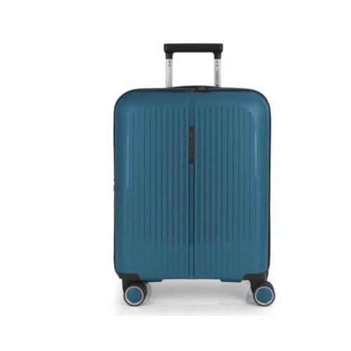Gabol Brooklyn 55X40x20 türkiz Wizzair Ryanair bővíthető kabinbőrönd