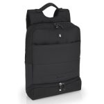 Gabol Capital fekete bővíthető laptophátizsák 15,6" / 17,3" hátizsák