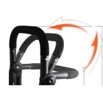 Vanko bordó állítható fogantyús gurulós bevásárló kocsi