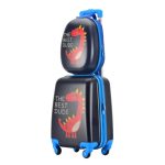 Bontour dínó mintás B (hátizsák+bőrönd), gyerek bőrönd